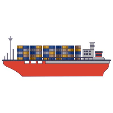 Kruvaziyer gemi tekne mavi hattı