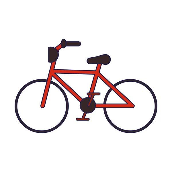 Ρετρό ποδήλατο σύμβολο μπλε γραμμές — Διανυσματικό Αρχείο