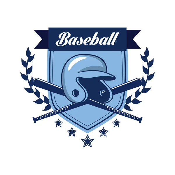 Baseball championship kaart — Stockvector