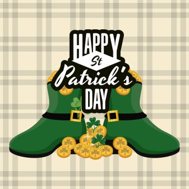 Aziz Patrick Günü kartı.