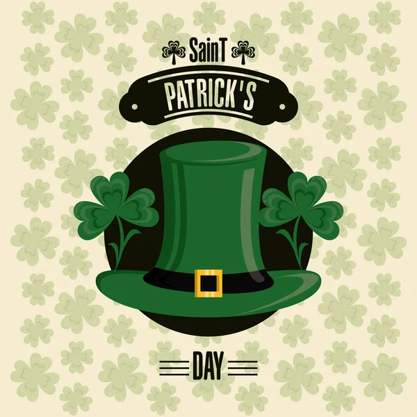 Saint patricks日卡 — 图库矢量图片