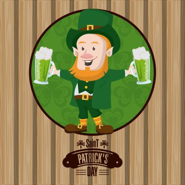 Aziz Patrick Günü kartı.