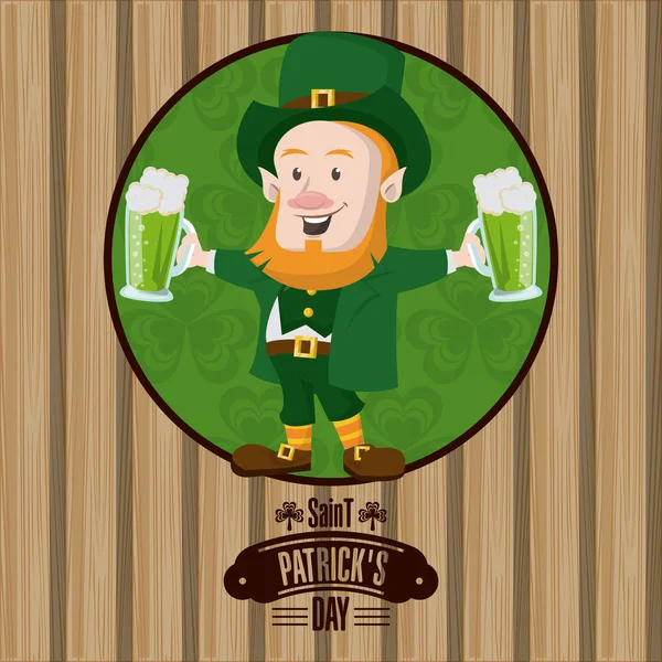 Saint patricks day card — Stock Vector