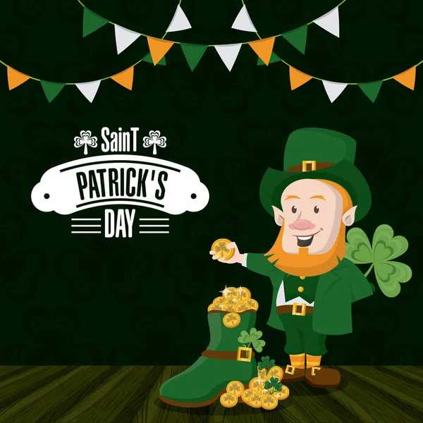 Saint patricks day card — Stock Vector