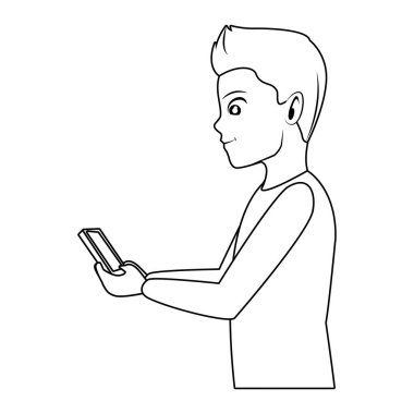 Genç adam çizgi filmi