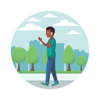 Genç adam çizgi filmi