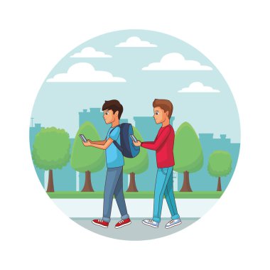 Genç adam çizgi filmi