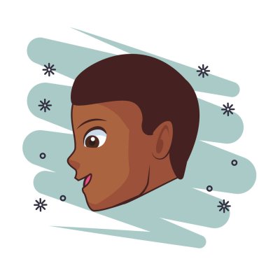 Genç adam çizgi filmi