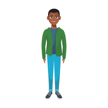 Genç adam çizgi filmi