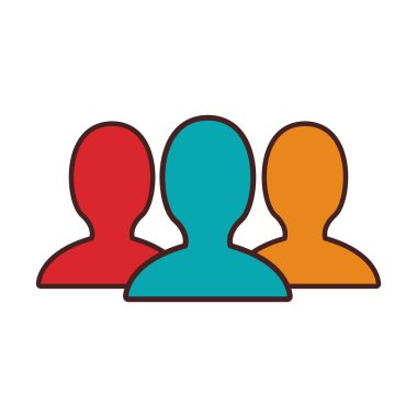 profil siluet yüzler çizgi film