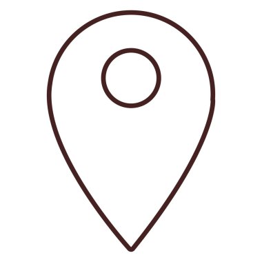 GPS konumu çizgi film