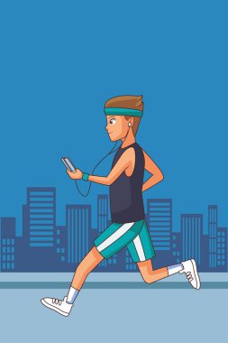 Genç adam çizgi filmi