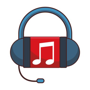 müzik earpods çizgi film