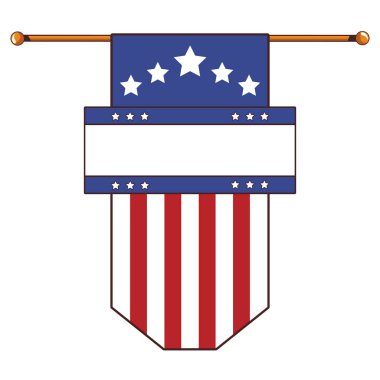 Amerikan bayrağı çizgi film