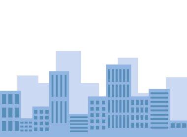 Şehir yatay çizgi film