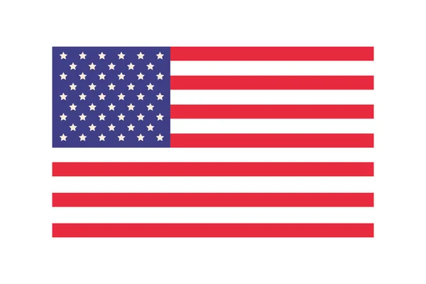 American flag cartoon — Stock Vector