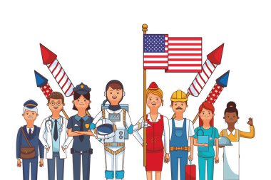 Amerikan İşçi Bayramı karikatür