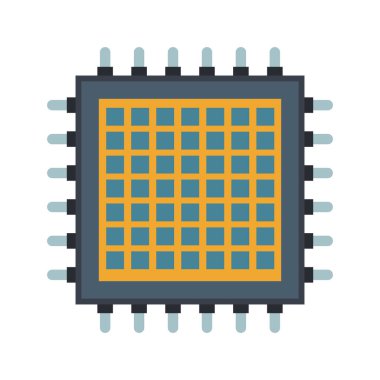 mikroçip izole simgesi