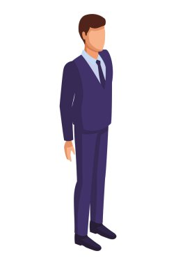 iş adamı izole avatar