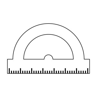 Geometrik sembol siyah ve beyaz pusula