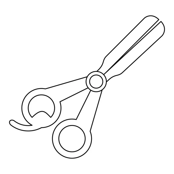 Ножницы Посуда Изолированные Символы Векторные Иллюстрации Графический Дизайн Векторные Иллюстрации — стоковый вектор