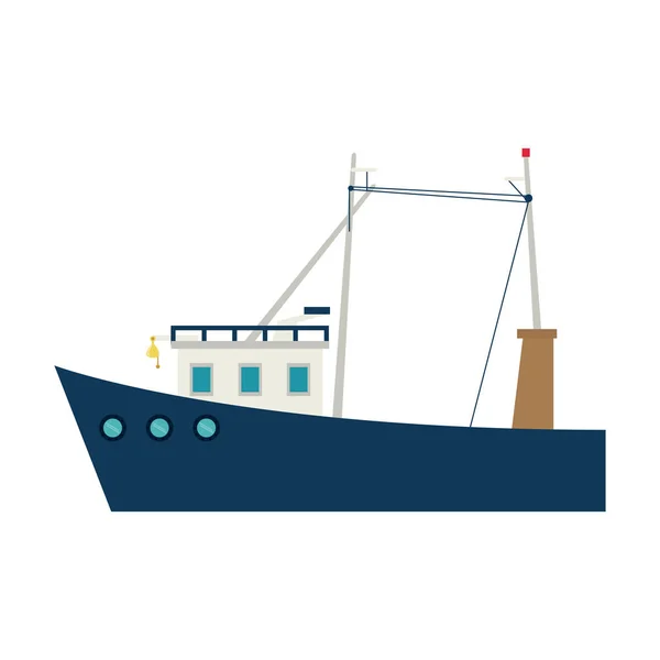 Navire de mer bateau — Image vectorielle