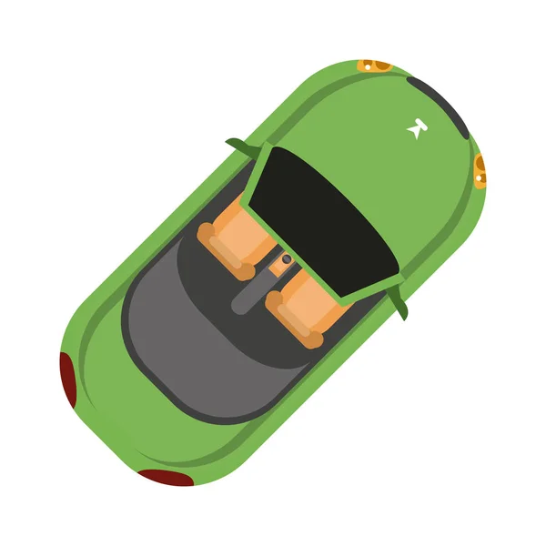 Sport car topview — Stock Vector