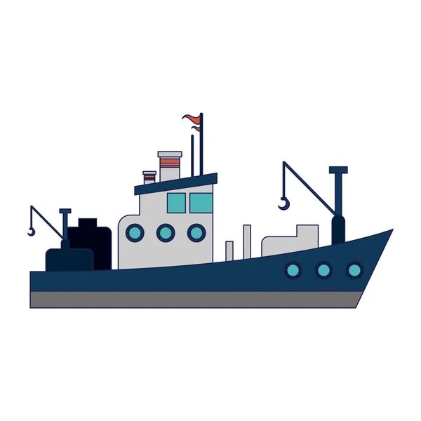 Tengeri hajó-hajó — Stock Vector