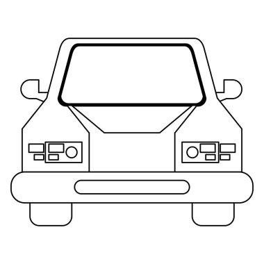 Araba önden görünüm araç