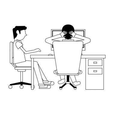 Öğrenciler bilgisayar ile çalışma