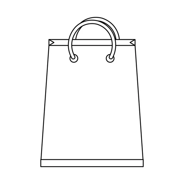 分離されたショッピング バッグ — ストックベクタ