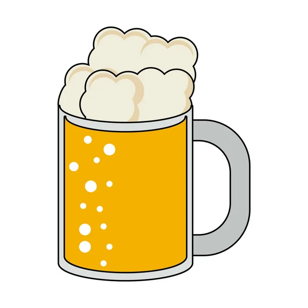 Beer cup symbol — Stock Vector
