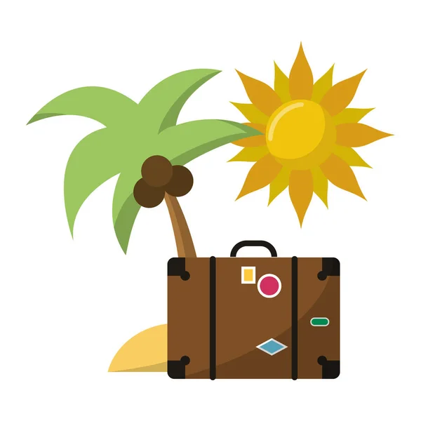 Verano y vacaciones — Vector de stock