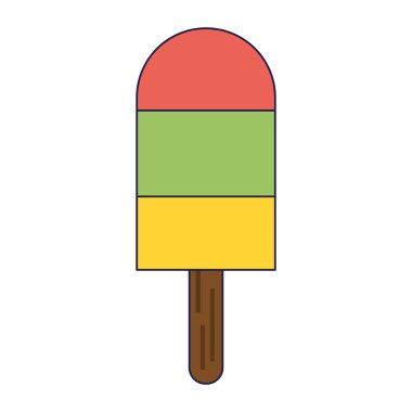 Ahşap sopa ile buzlu şeker