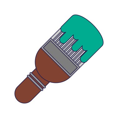 boya fırçası karikatür