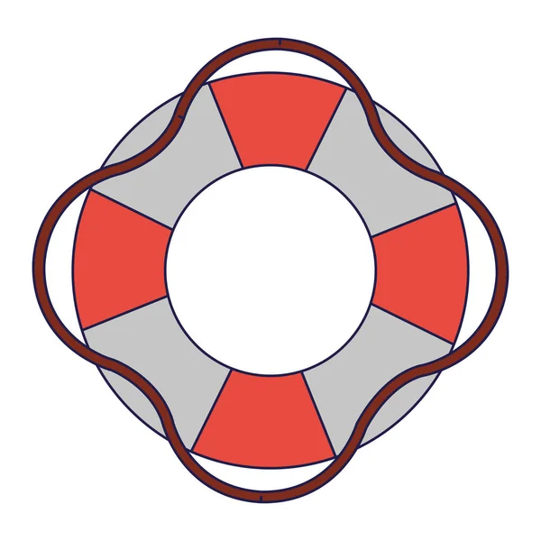 Символ плавающего спасателя — стоковый вектор