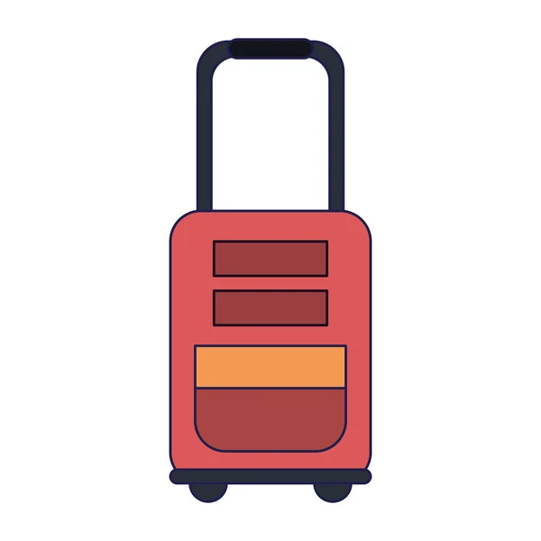 Equipaje de viaje aislado — Vector de stock