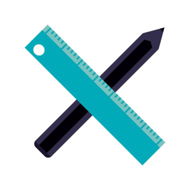 cetvel ve kalem simgesi