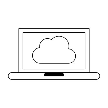 siyah ve beyaz dizüstü bilgisayar teknolojisi