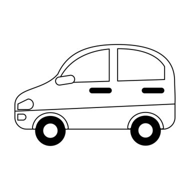 araba araç yan siyah ve beyaz