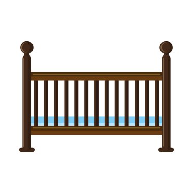 Ahşap bebek beşiği