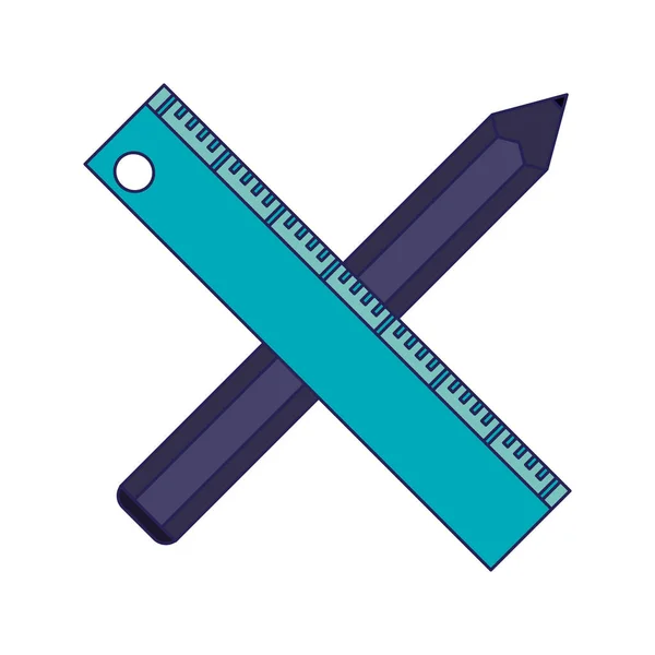 Izolované symbol tužky vzdělávání — Stockový vektor
