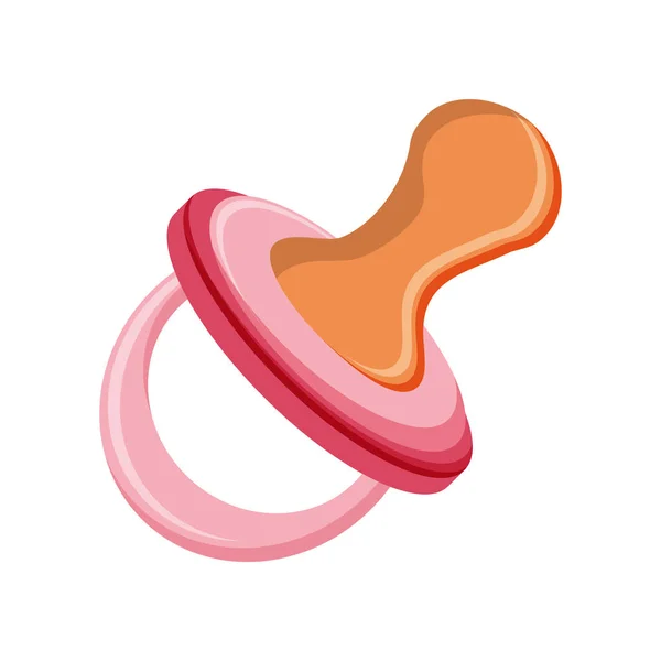 Simbol baby pacifier - Stok Vektor