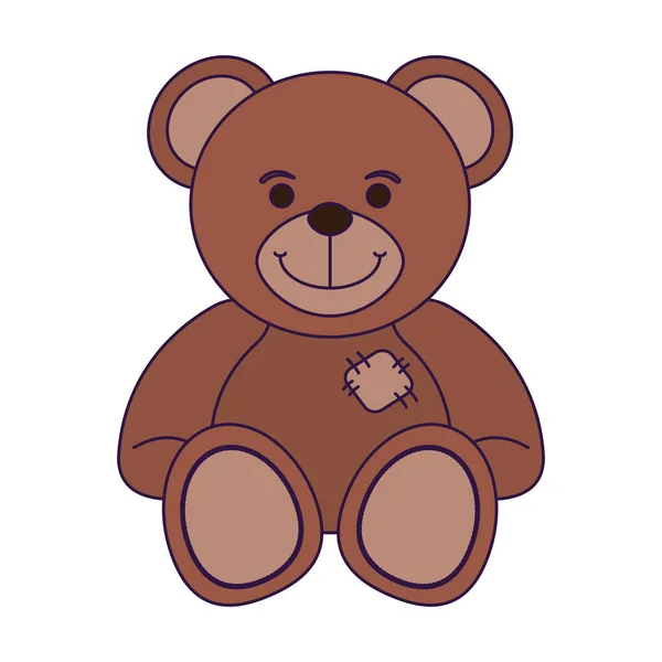 Игрушка плюшевого медведя — стоковый вектор