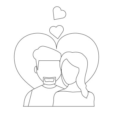 Birbirine aşık çift