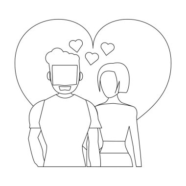 Birbirine aşık çift