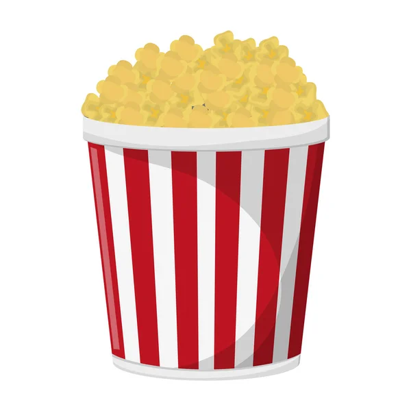 Pop corn emmer snack — Stockvector