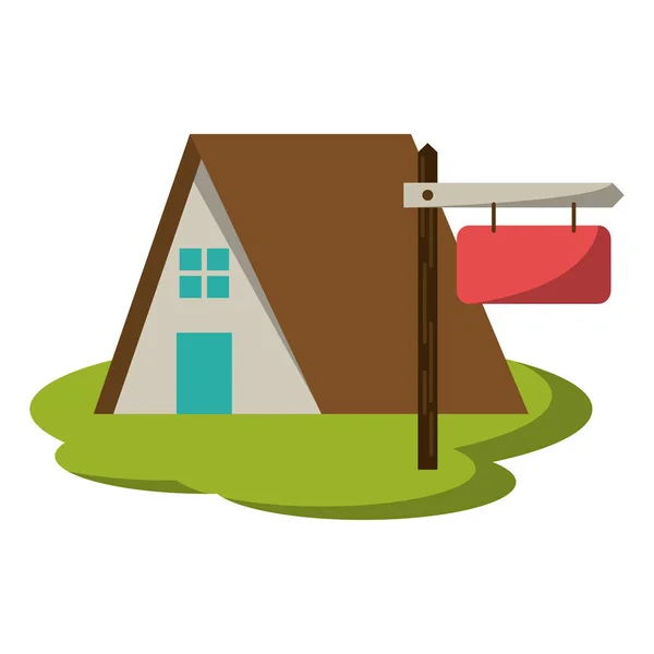 Immobilier maison — Image vectorielle