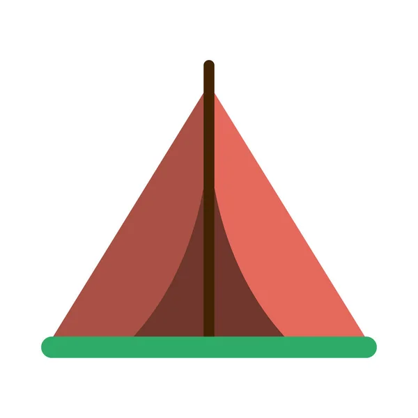 Symbol namiotu kempingowego — Wektor stockowy