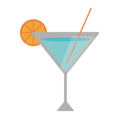 Turuncu saman ile kokteyl